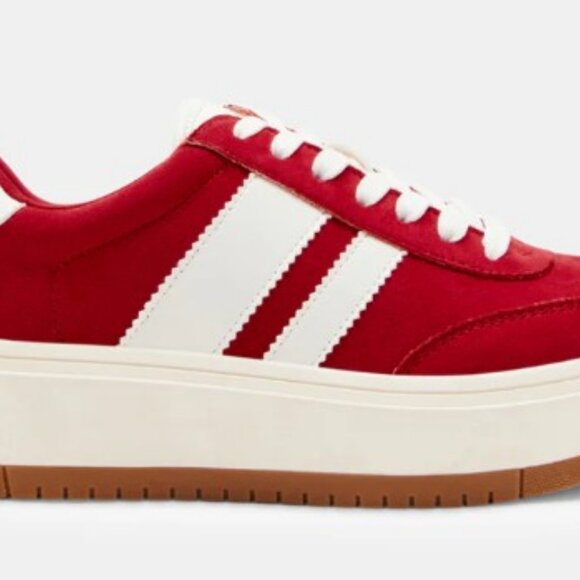 Madden girl Navida Red/White (Size 6, but fit 6.5) - Picture 2 of 12